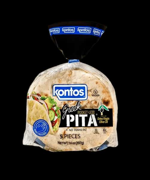 Greek Pita made with EVOO - 5pc bag