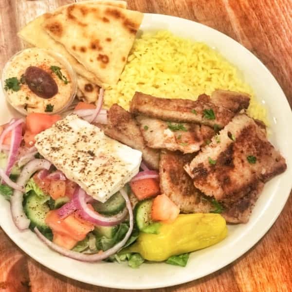 Chicken Gyro Lunch Plate 6oz.
