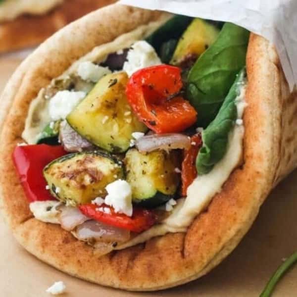 Grilled Veggie Pita Combo