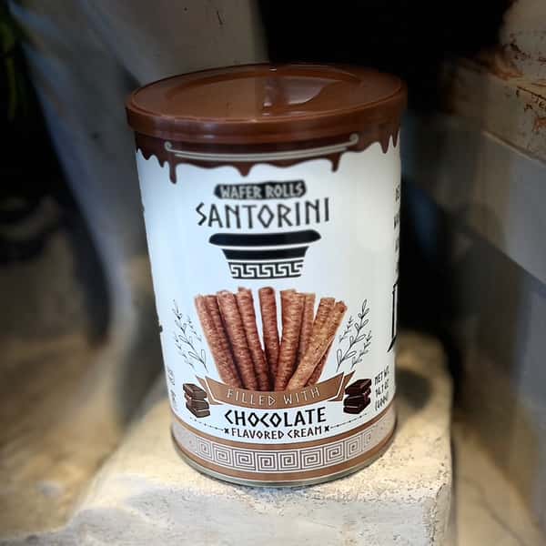 Santorini Chocolate Wafer Rolls