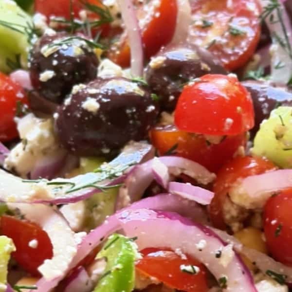 Traditional Greek ‘Horiatiki’ Village Salad