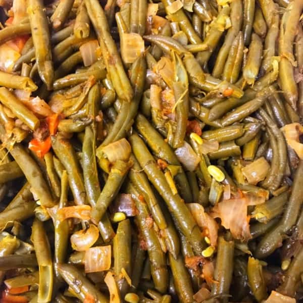 Homemade Traditional Green Beans - full tray SERVES 40