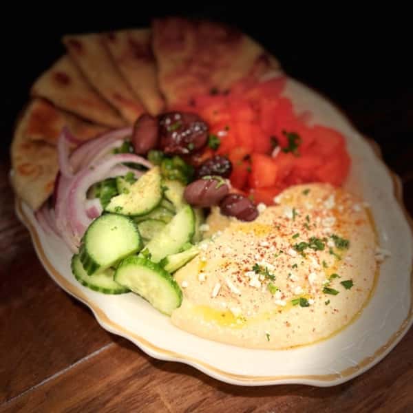 The Ultimate Greek Hummus Platter