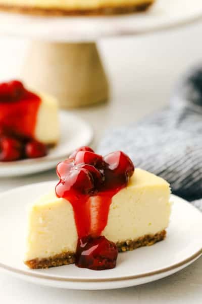 French Cream Cherry Cheese Cake