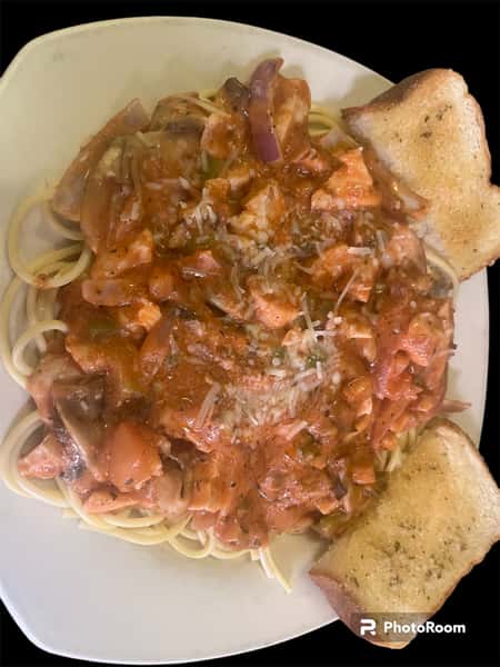 Creamy Vegetarian Spaghetti