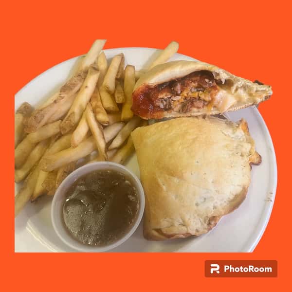 Bacon Cheese Burger Calzone