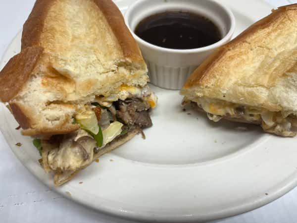 Boonie's Cheese Steak with Au Jus