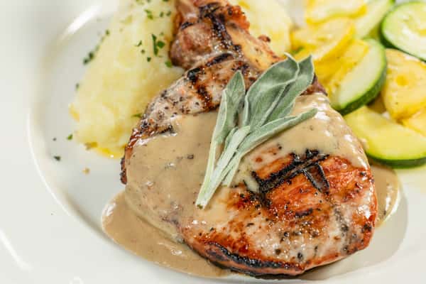 Sage Infused Pork Chop