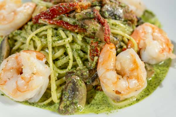 Shrimp Pesto Pasta