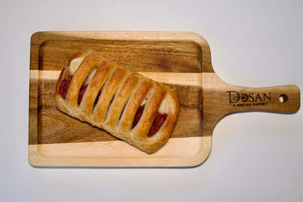 Strawberry danish