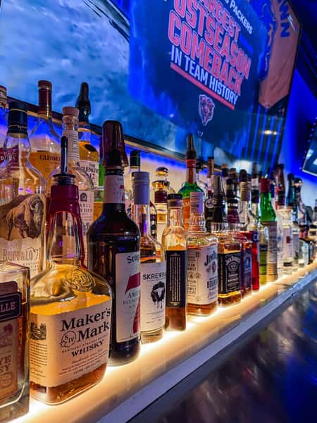liquor display