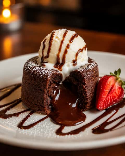 Warm Chocolate Lava Cake