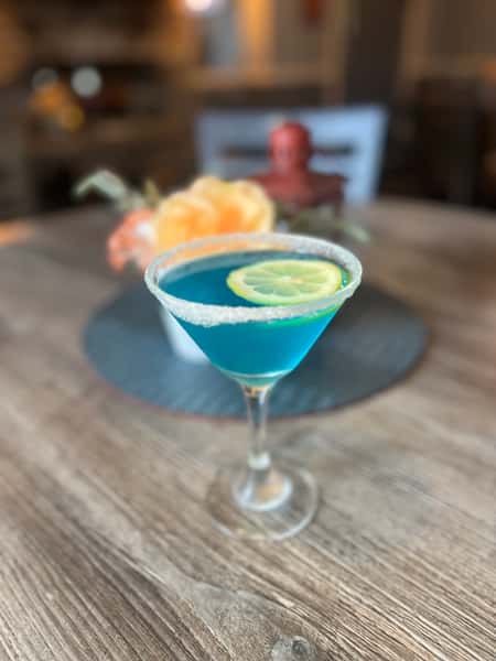 Blue Lemon Drop Martini