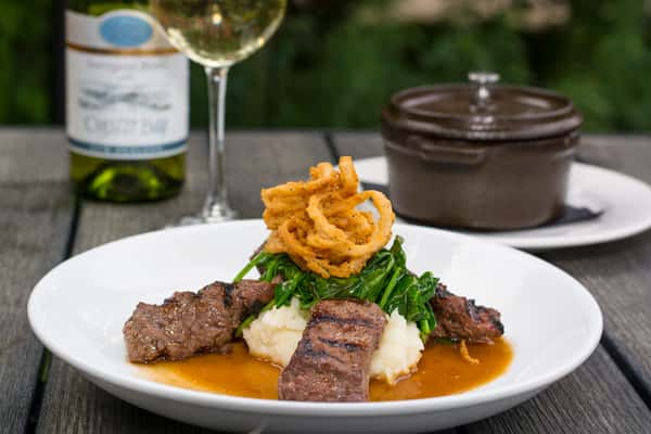 Grilled Bourban Beef Tips
