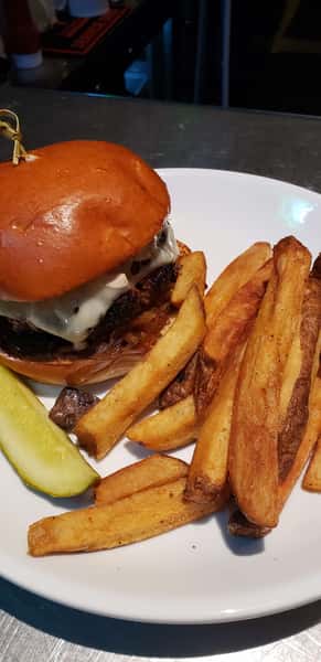 Mushroom Swiss Burger