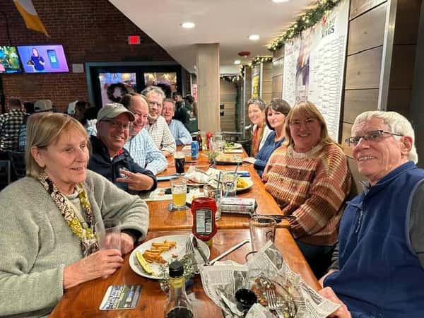 Group dining at Friar Tuckss