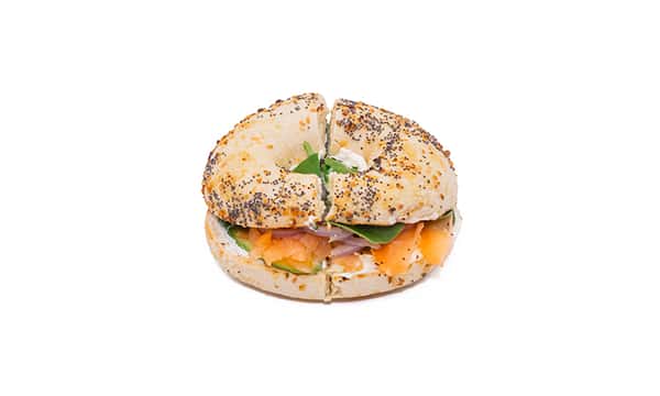 Smoked Salmon Bagelwich