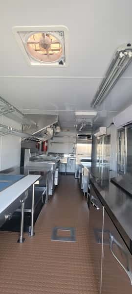 interior of foodtruck