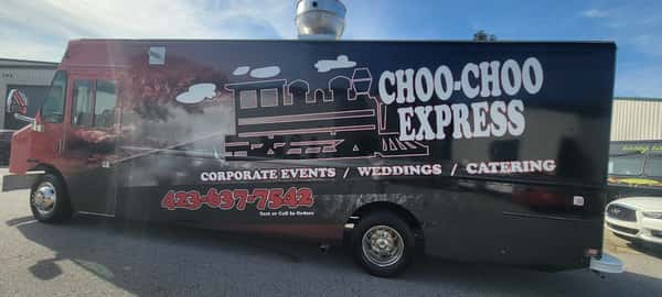 Side view of the foodtruck