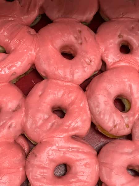 Strawberry Covered Donut