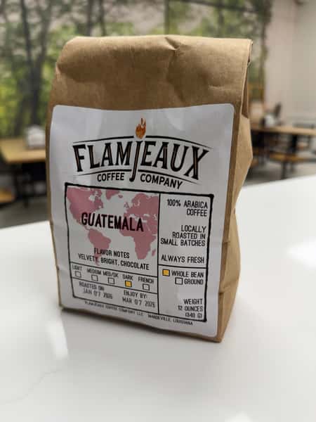 Bag of Flamjeaux Coffee