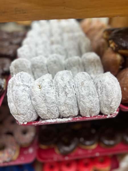 Powdered cream filled