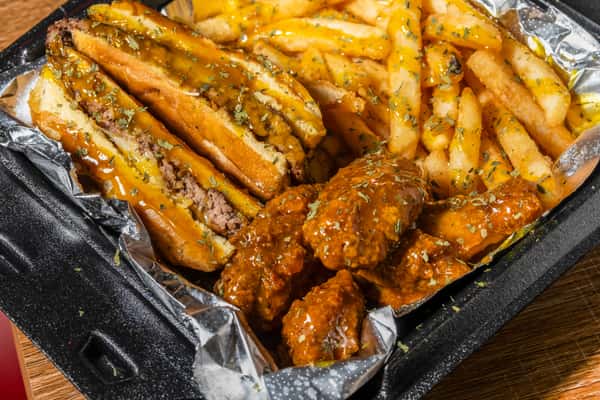$10 Jr BurgerRoll Box +Eggroll,Fries