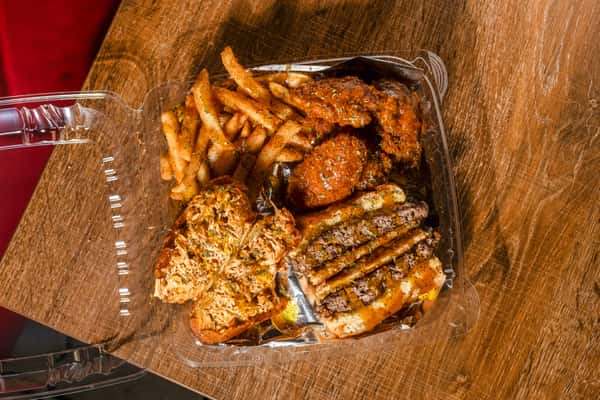 Legendary Box(Burger,5Wings,Eggroll, Fries