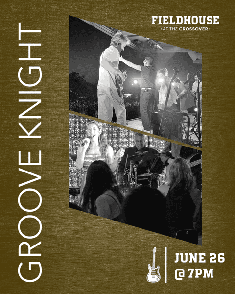Groove Knight cover band poster June 26th free live music Leander Texas