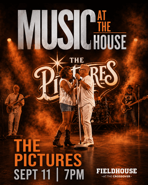 The Pictures Band performing live at The Fieldhouse in Cedar Park, Texas on September 11, 2026. Free live music featuring classic rock, pop, and country favorites near Austin.