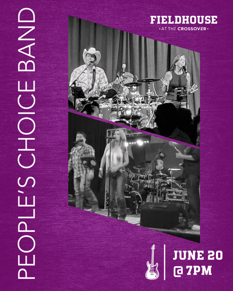 The Fieldhouse Peoples Choice Band June 20th free