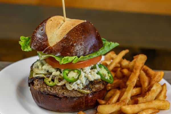 Spicy Gorgonzola Burger