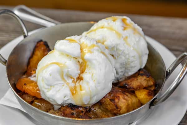 Peach Bread Pudding
