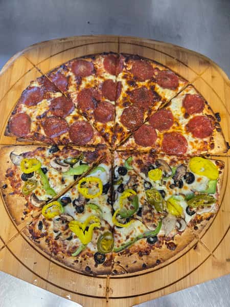 assorted flavor pizza