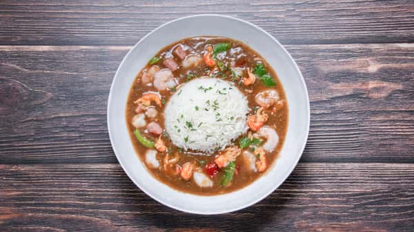 House Gumbo W/ White Rice