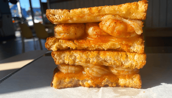 Cajun Seafood Grilled Cheese