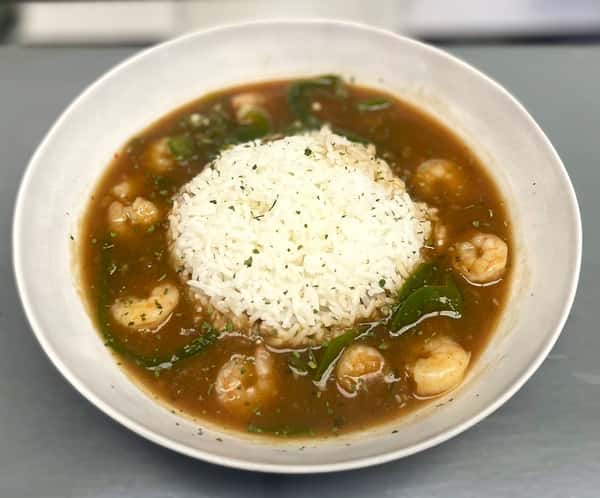 Shrimp Gumbo W/ White Rice