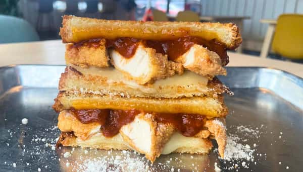 Crispy Tender Grilled Cheese