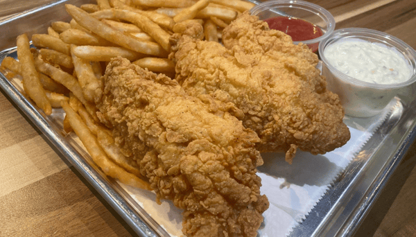 2 PC Fried Catfish w/ side
