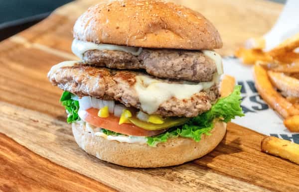Double US Turkey Burger