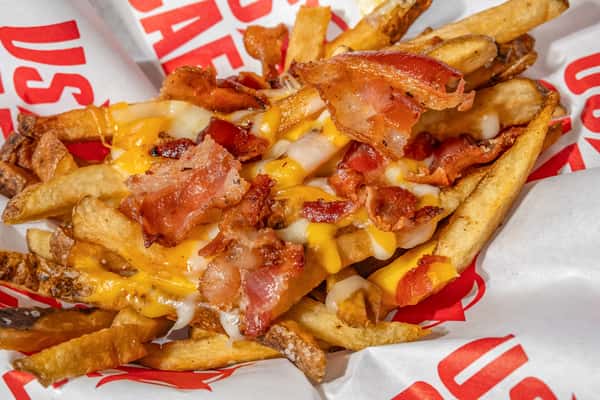 Fries with Bacon and Cheese