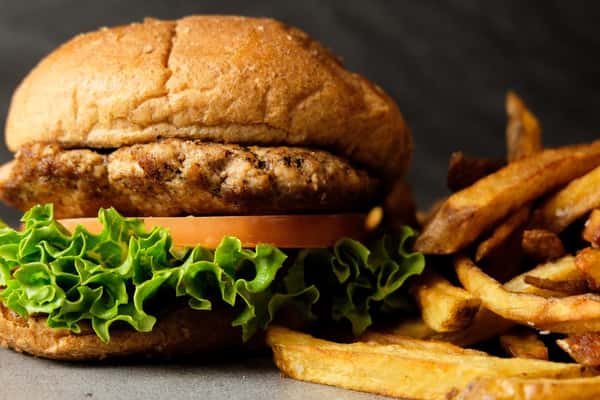 #4 - 1/4lb Turkey Burger Combo