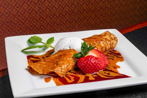 Bananas Foster Crepes