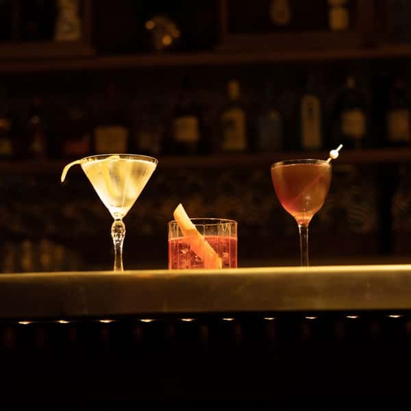 three cocktails