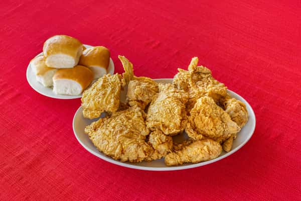 8 Pieces Mixed Chicken and 4 Rolls
