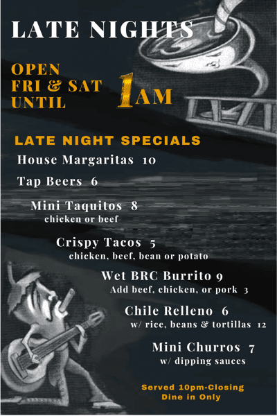 Late night specials