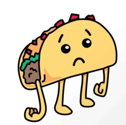 sad taco pic