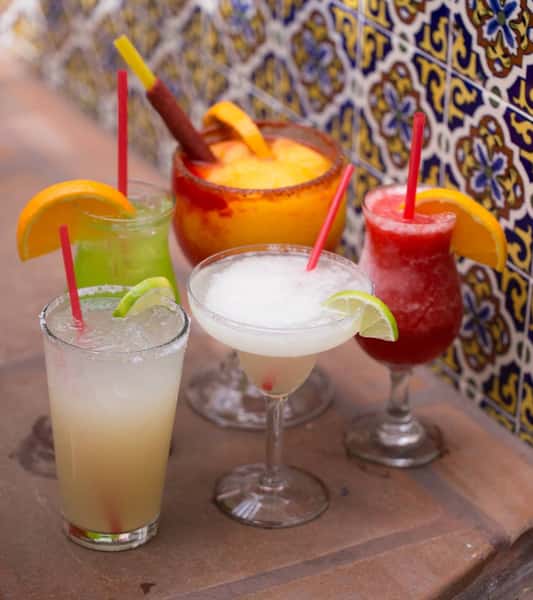 assorted margaritas