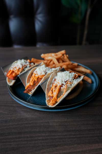 BLACKENED SALMON TACOS