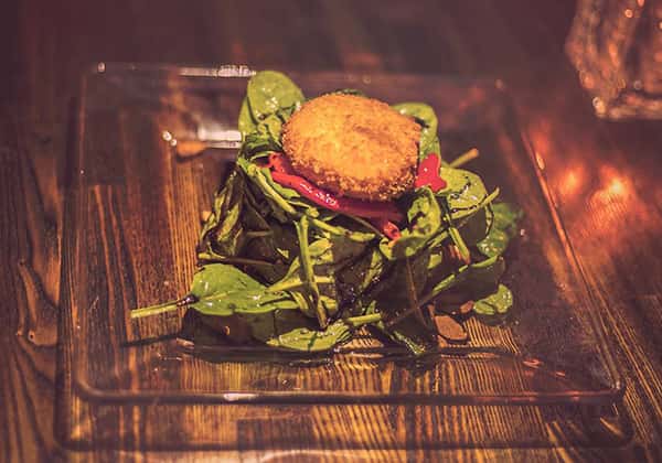 Warm Goat Cheese Salad
